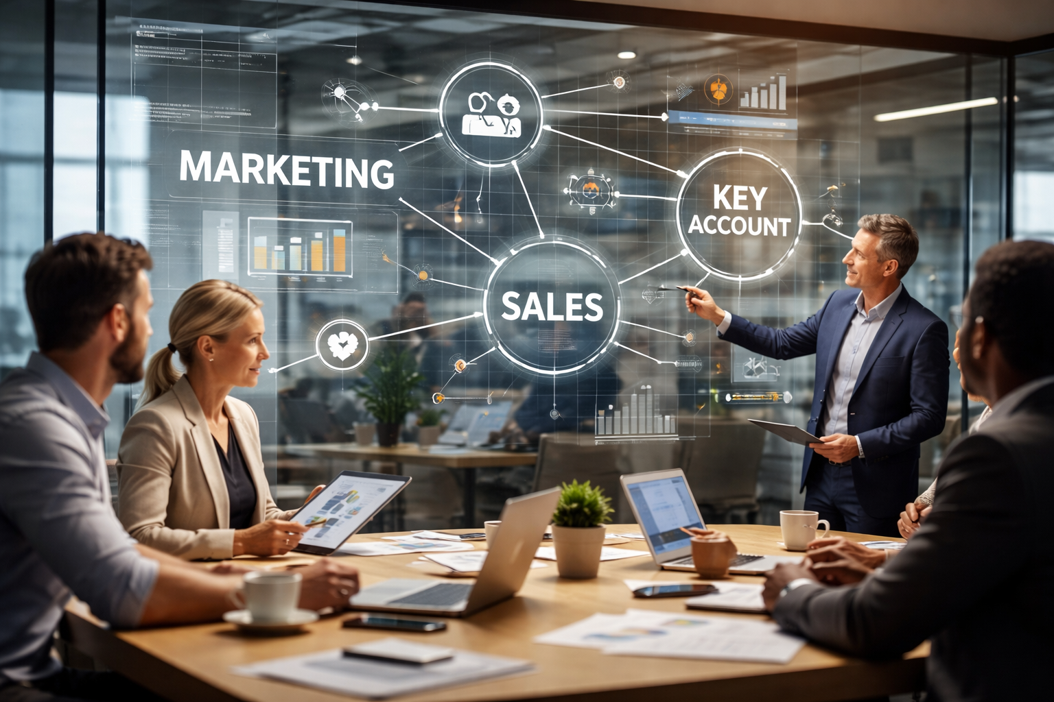 Integrierter Vertrieb: Wie Marketing, Verkauf und Key Account Management wirksam zusammenspielen